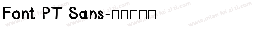 Font PT Sans字体转换